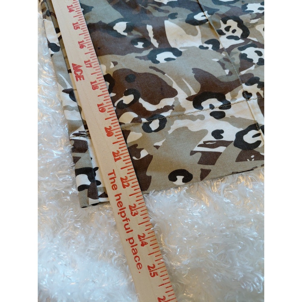 Y2K Asos Camo Pants Wide Streetwear Skater Size 14 Womens Military Utility - Picture 10 of 11